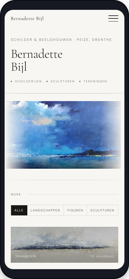 Nieuwe site — mobiel
