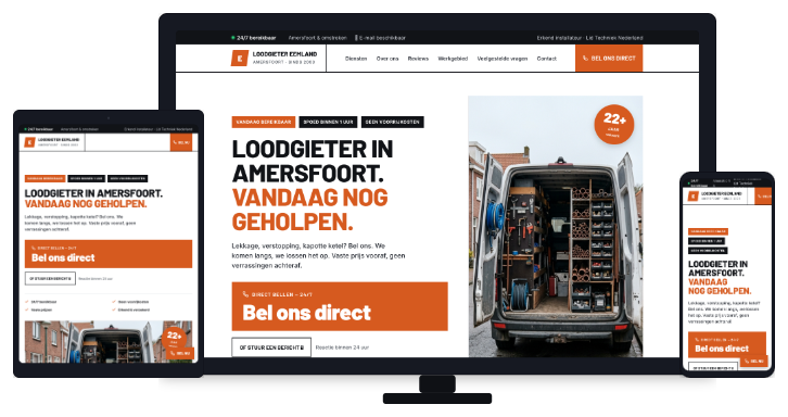 Loodgieter Eemland — nieuwe website